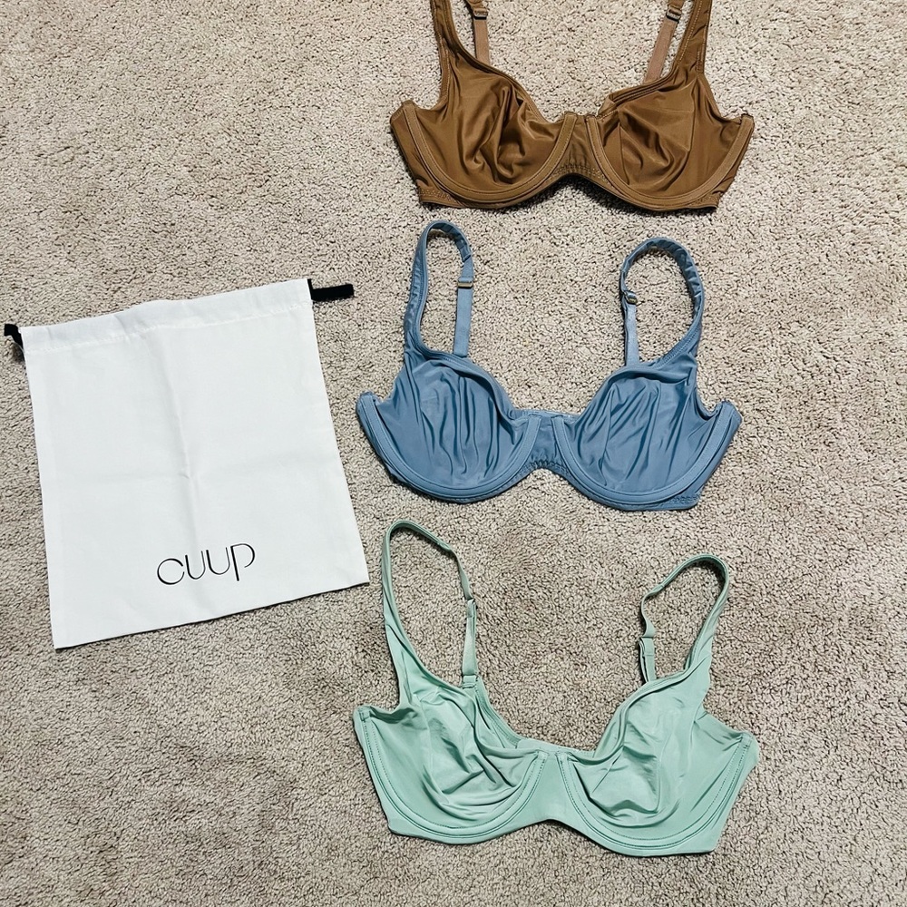 CUUP Set of Three Bras with Dustbag!
